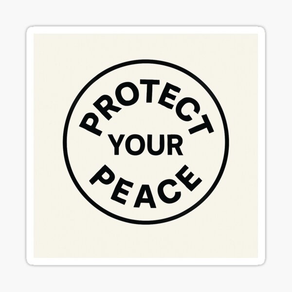 Item preview, Protect Your Peace – Mental Clarity Quote Tee designed and sold by pricelessp.