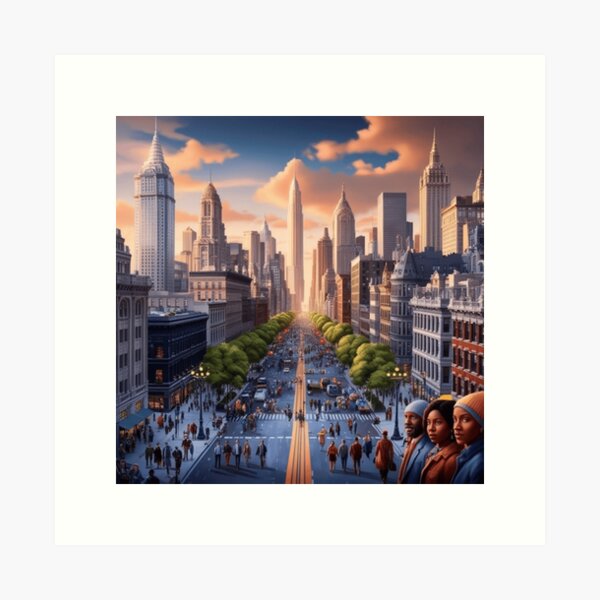 Item preview, City landscape view designed and sold by Elegacy77.