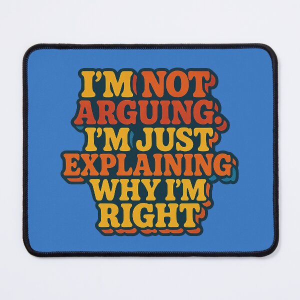 Item preview, No arguments, only justice – humorous statement designed and sold by Girih.