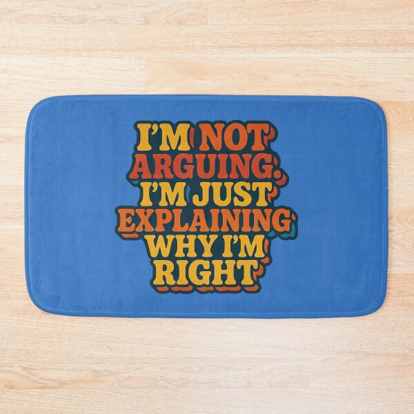 Item preview, No arguments, only justice – humorous statement designed and sold by Girih.