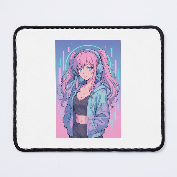 Item preview, Neon Pulse – Cyberpunk Waifu with a Glitch Heart designed and sold by Virtual Seduction.