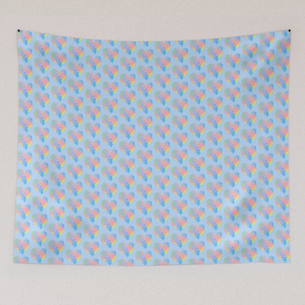 Item preview, Heart with colored gradient stripes designed and sold by ZorianArt.