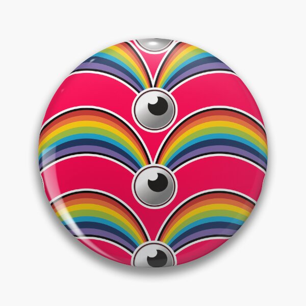 Item preview, Vigilancia arcoíris: patrón sin costuras de globo ocular arcoíris designed and sold by Bouncing Around Soaps.