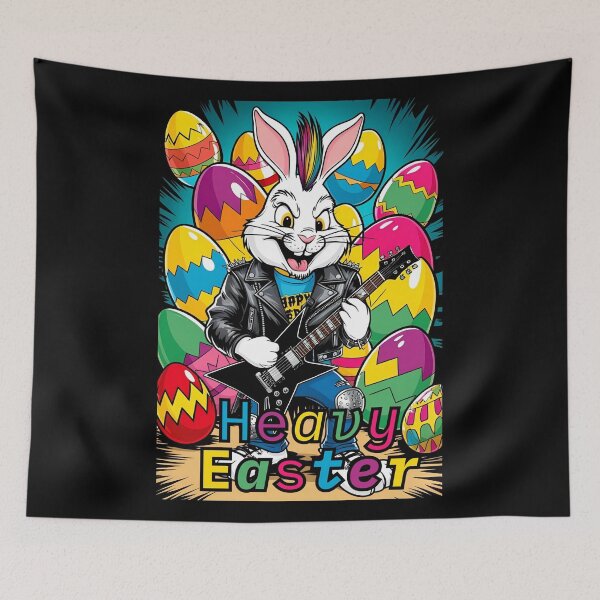 Item preview, HEAVY EASTER, Happy Easter Bunny, Happy Easter, Bunny designed and sold by GOLDENGARDENART.