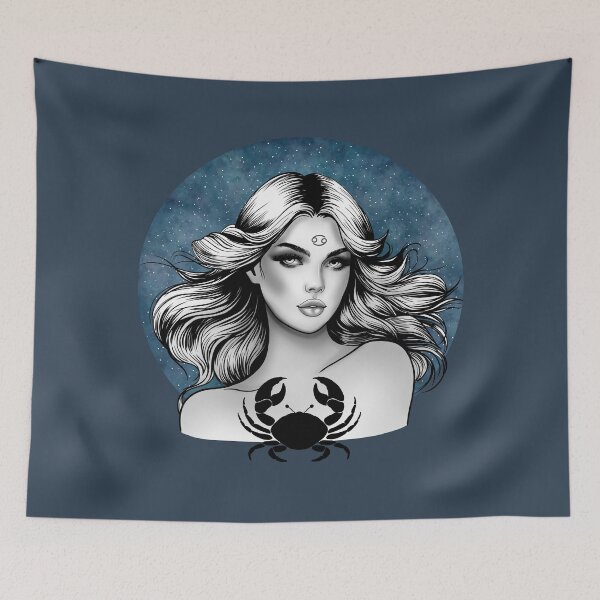 Item preview, Carina the Cancer - Deep Navy designed and sold by MaryAura.
