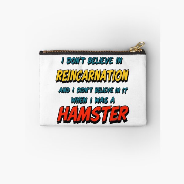 Item preview, Funny quote reincarnation Hamster of Disbelief - Funny and Absurd designed and sold by latelierdechris.