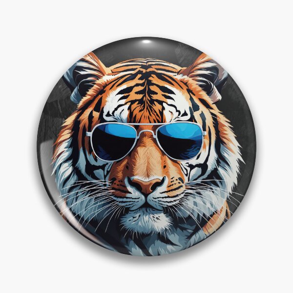 Artikelvorschau, Tiger About Town mit Sonnenbrille entworfen und verkauft von Glimmersmith.