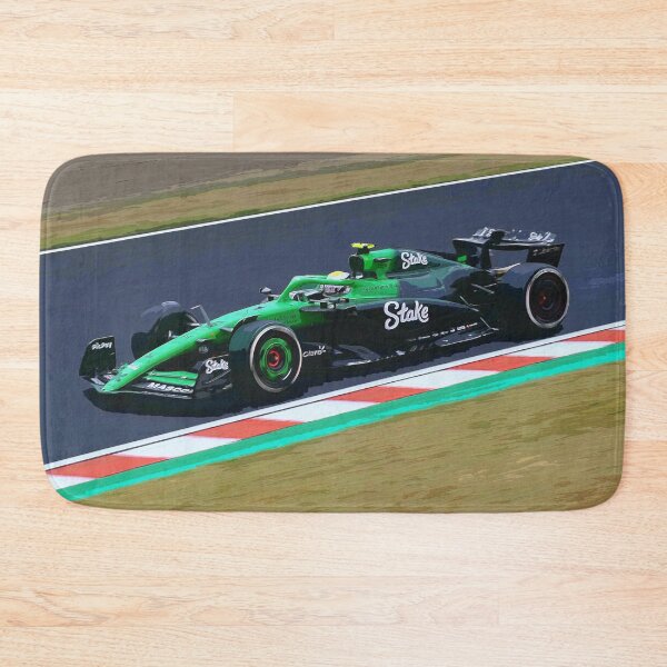 Item preview, Gabriel Bortoleto racing his 2025 F1 car at Suzuka during the Japanese Grand Prix watercolor designed and sold by Rodissimus1984.