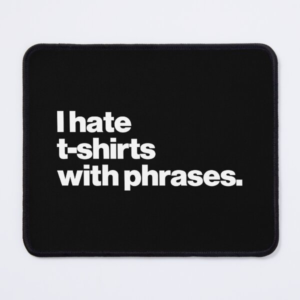 Item preview, I hate t-shirts with phrases designed and sold by ideograma.