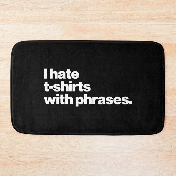 Item preview, I hate t-shirts with phrases designed and sold by ideograma.