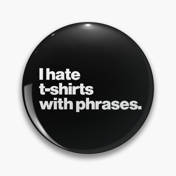 Item preview, I hate t-shirts with phrases designed and sold by ideograma.