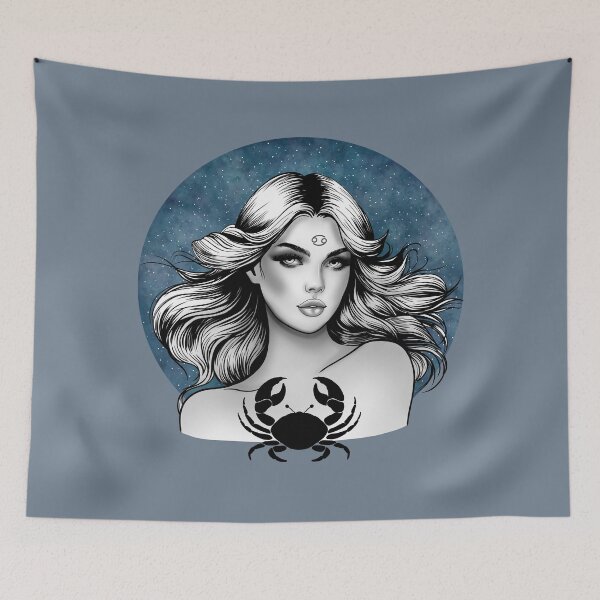 Item preview, Carina the Cancer - Slate Gray designed and sold by MaryAura.