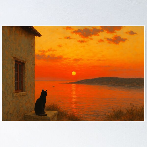 Item preview, Painting Of A Cat  designed and sold by RoseShop2093.