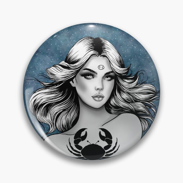 Item preview, Carina the Cancer - Stormy Blue designed and sold by MaryAura.