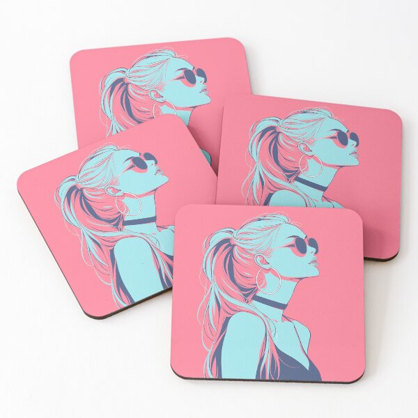 Item preview, Neon Muse Y2K Vaporwave Chic designed and sold by Bearabilia.