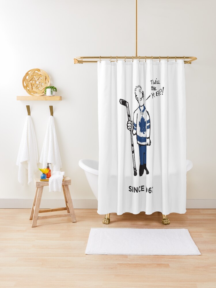 Thumbnail 1 of 5, Shower Curtain, Eternal Leafs Fan designed and sold by HalfSerious.