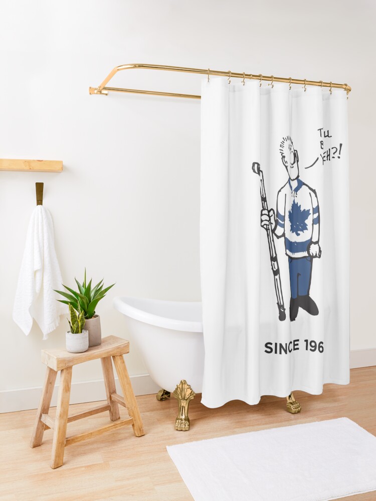 Thumbnail 3 of 5, Shower Curtain, Eternal Leafs Fan designed and sold by HalfSerious.
