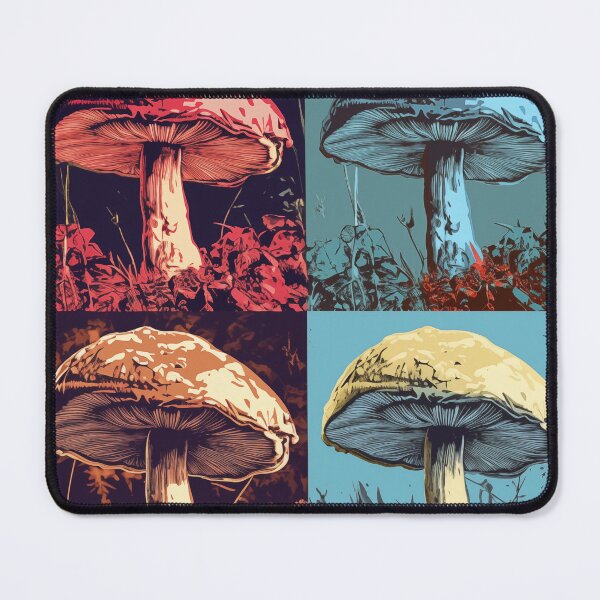 Item preview, Mushroom Popart designed and sold by RedHandedOD.