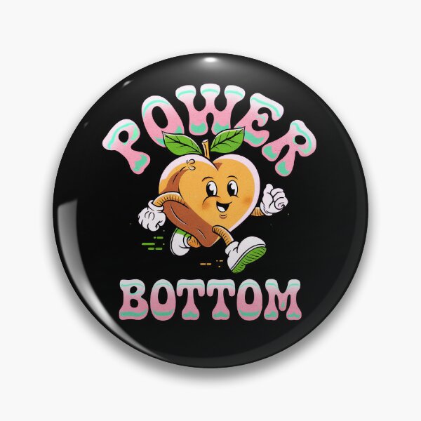 Item preview, Power Bottom Peach | Gay Humour designed and sold by Mattk270.