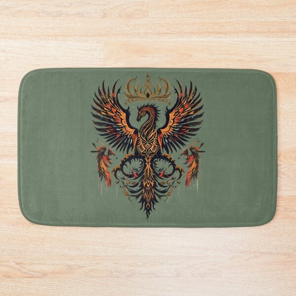 Item preview, Mystical Dragon and Birds Tribal Art | Versatile Transparent Background Design designed and sold by Pickmash.
