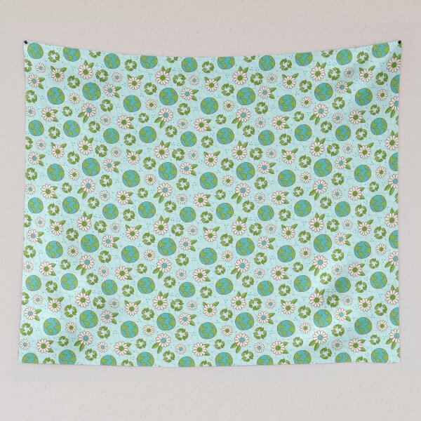 Item preview, Earth Day Reduce Reuse Recycle Upcycle designed and sold by KrisInStitches.