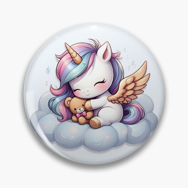 Item preview, Cute Winged Unicorn Sleeping on a Cloud designed and sold by EpicPuzzles.
