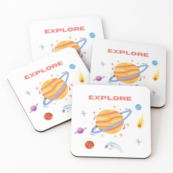 Item preview, Explore the Universe – Colorful Space Illustration designed and sold by DigiGroove.