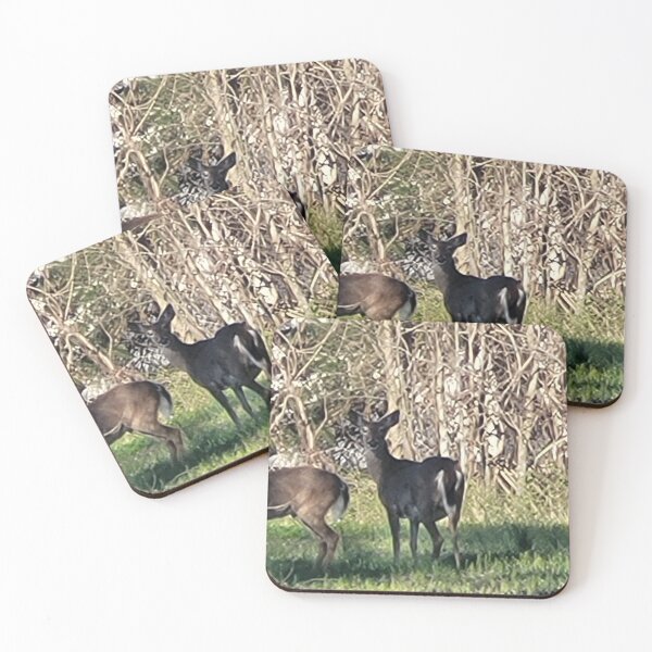 Item preview, Deer In The Back Yard designed and sold by Brenda Planchon.