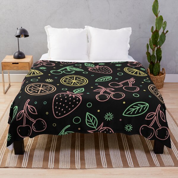 Item preview, Colorful Fruit and Leaf Pattern – Vibrant Botanical Design designed and sold by ThatBBStore.