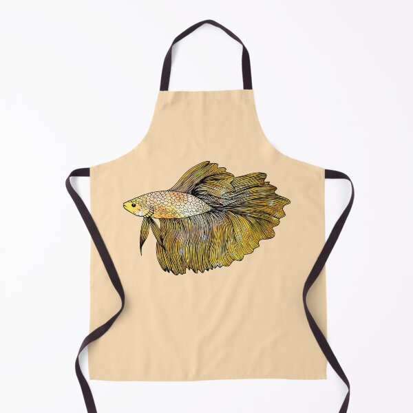 Item preview, Yellow Betta Fish designed and sold by Julie Erin Designs.