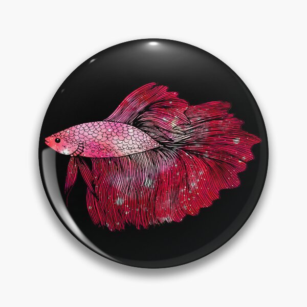 Item preview, Red Betta Fish designed and sold by Julie Erin Designs.