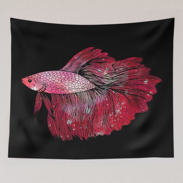 Item preview, Red Betta Fish designed and sold by Julie Erin Designs.