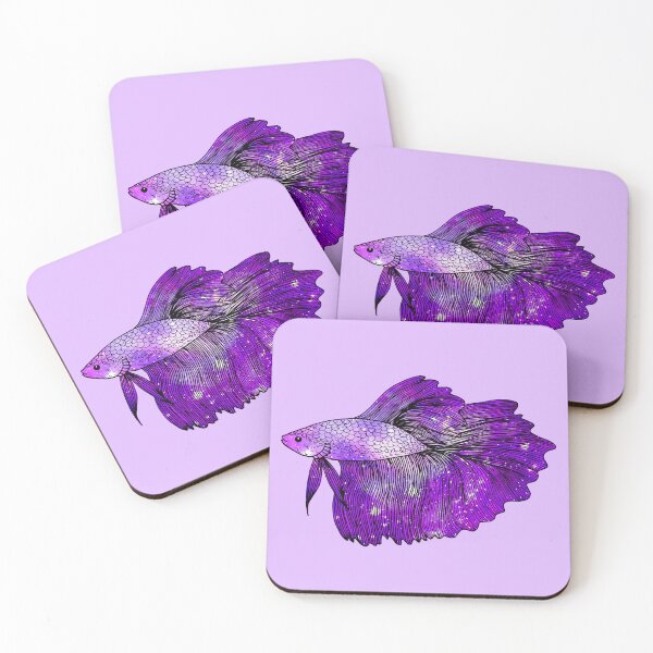 Item preview, Purple Betta Fish designed and sold by Julie Erin Designs.