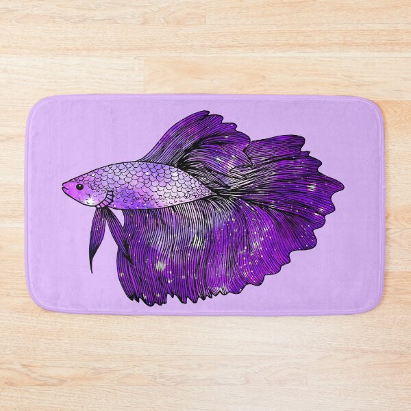 Item preview, Purple Betta Fish designed and sold by Julie Erin Designs.