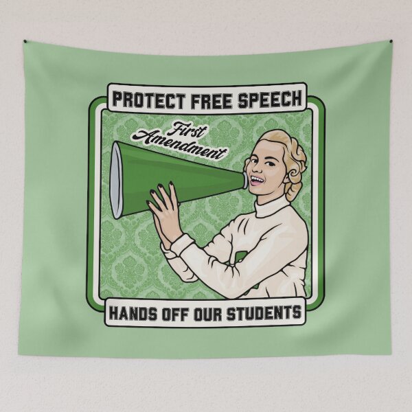 Item preview, Protect Free Speech - Hands Off Our Students designed and sold by Unhinged Heather.