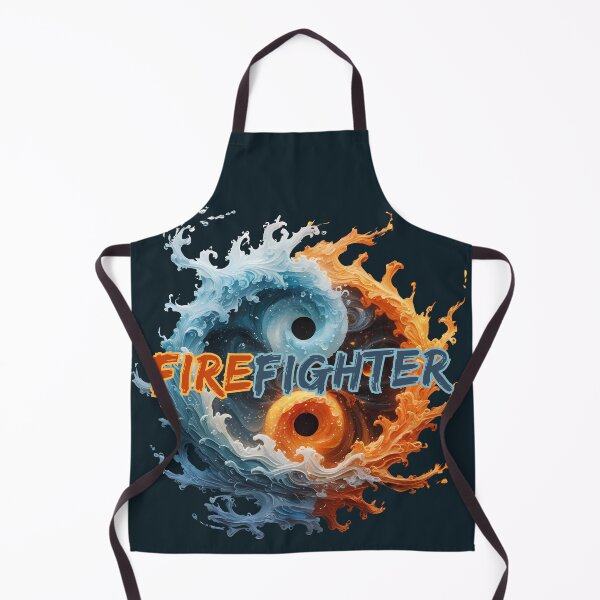 Item preview, Wildland Firefighter Yin Yang Fire and Water designed and sold by KateLeap.