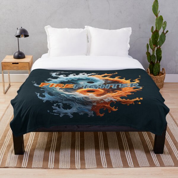 Item preview, Wildland Firefighter Yin Yang Fire and Water designed and sold by KateLeap.