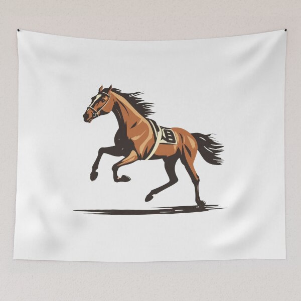 Item preview, Racing Horse Illustration. Powerful Gallop Design designed and sold by VikArt7.
