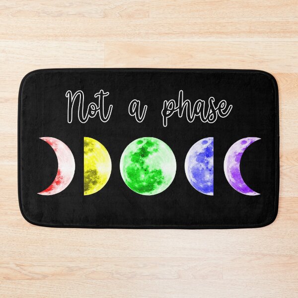 Item preview, Not a Phase Rainbow Moon Phases designed and sold by Julie Erin Designs.