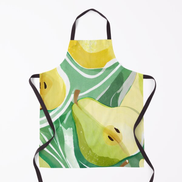 Item preview, Watercolor Fruit Pears Green Pattern designed and sold by SunfullyYours.