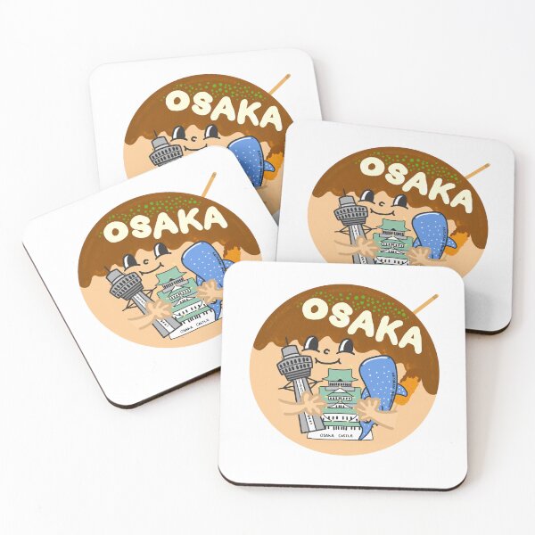 Item preview, OSAKA Love Japan Osaka Logo 2 Cute Funny Art Takoyaki Namba Souvenir T-Shirt Sticker designed and sold by Marinaaa010.