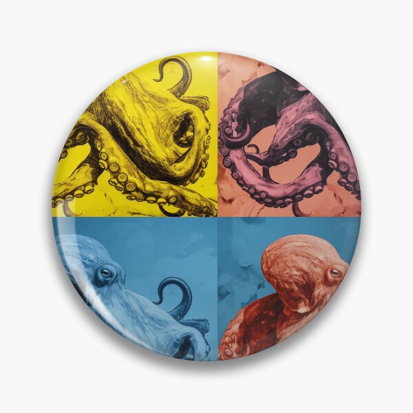 Item preview, Octopus Popart designed and sold by RedHandedOD.