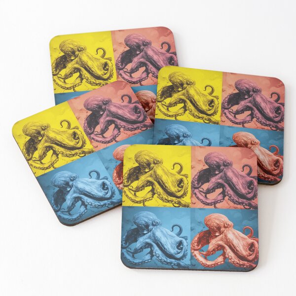 Item preview, Octopus Popart designed and sold by RedHandedOD.