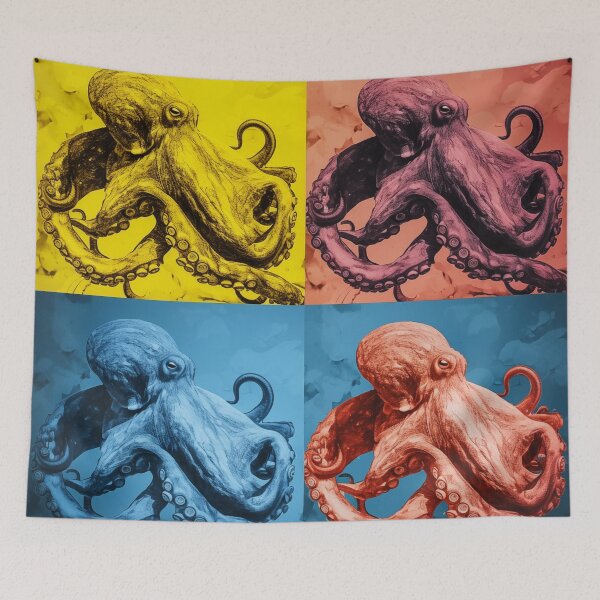 Item preview, Octopus Popart designed and sold by RedHandedOD.