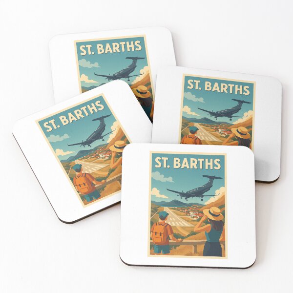 Item preview, St Barths Island Travel Poster/Postcard Print designed and sold by trqffic.