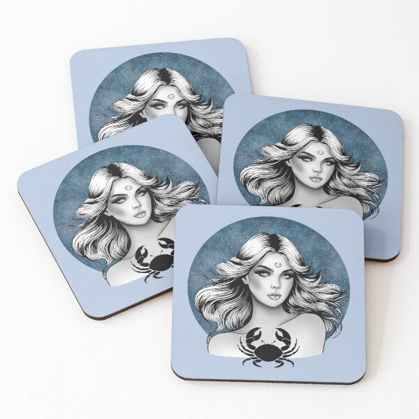 Item preview, Carina the Cancer - Light Steel Blue designed and sold by MaryAura.
