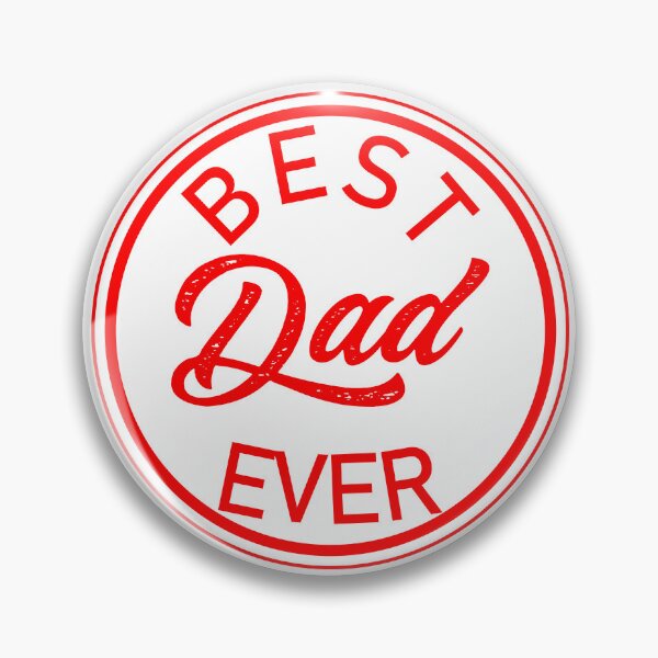 Item preview, QUALITY STAMP BEST DAD EVER - RED-Wht designed and sold by LuizSilva1983.