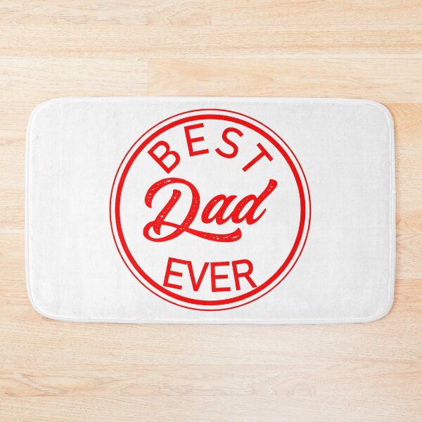 Item preview, QUALITY STAMP BEST DAD EVER - RED-Wht designed and sold by LuizSilva1983.