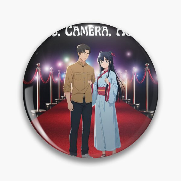 Artikelvorschau, LICHT, KAMERA, ACTION!!! Anime-Promi-Paar entworfen und verkauft von FAMILY DYNASTY.