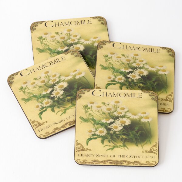 Item preview, Chamomile – Victorian Flower Meaning Print | Wish Card Art | Survivor Variant designed and sold by The Magic Garden Library.